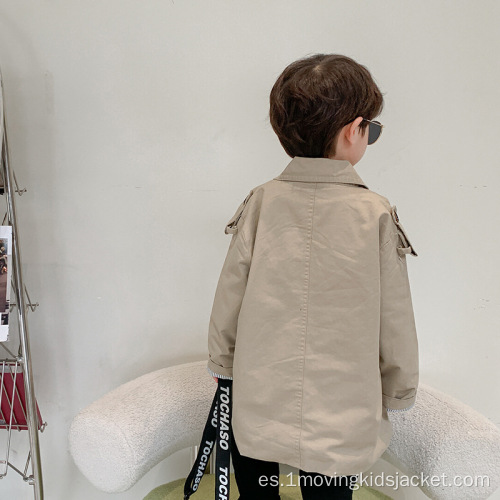 Chaqueta cortavientos informal para niños